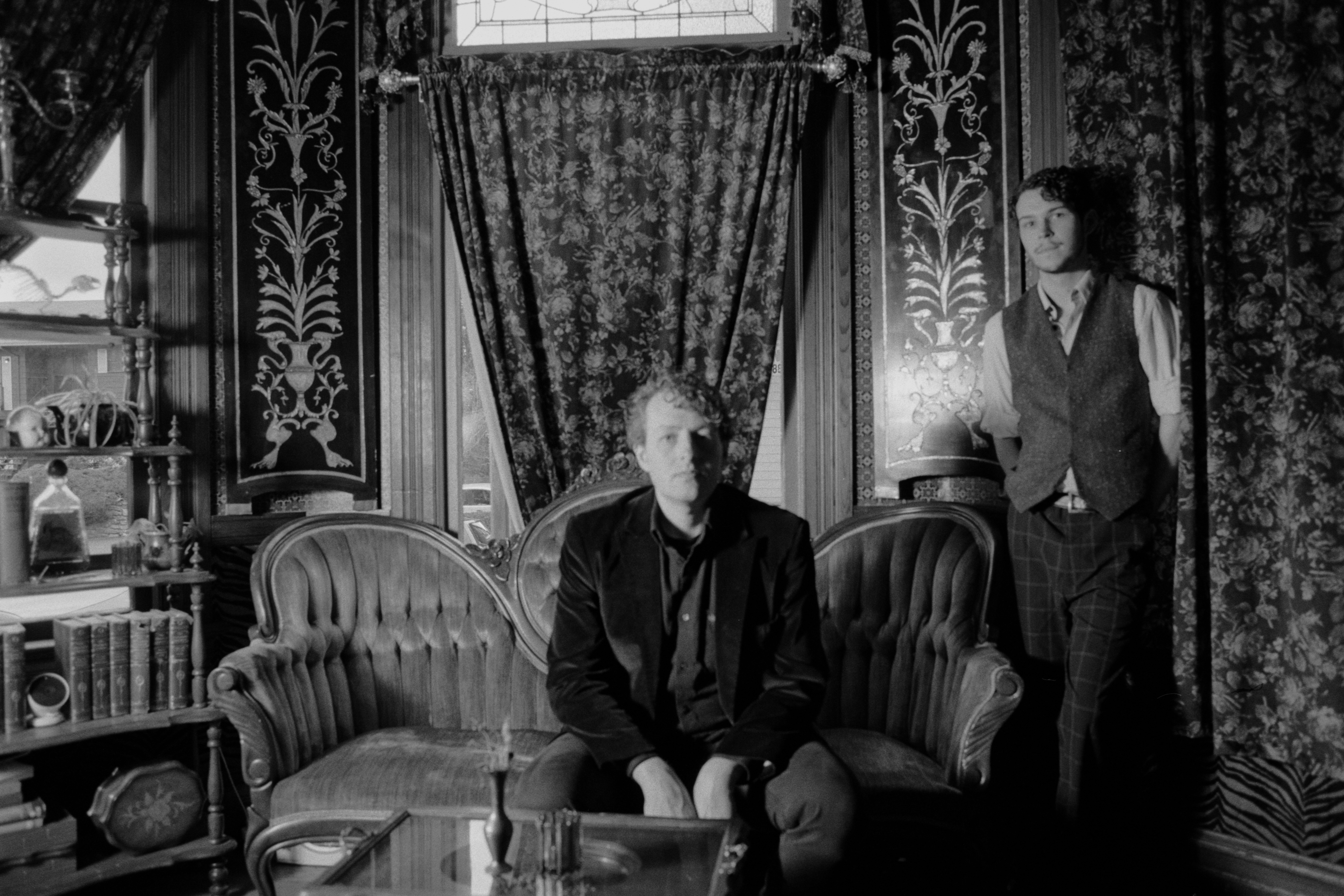 posing at The Foxtrot