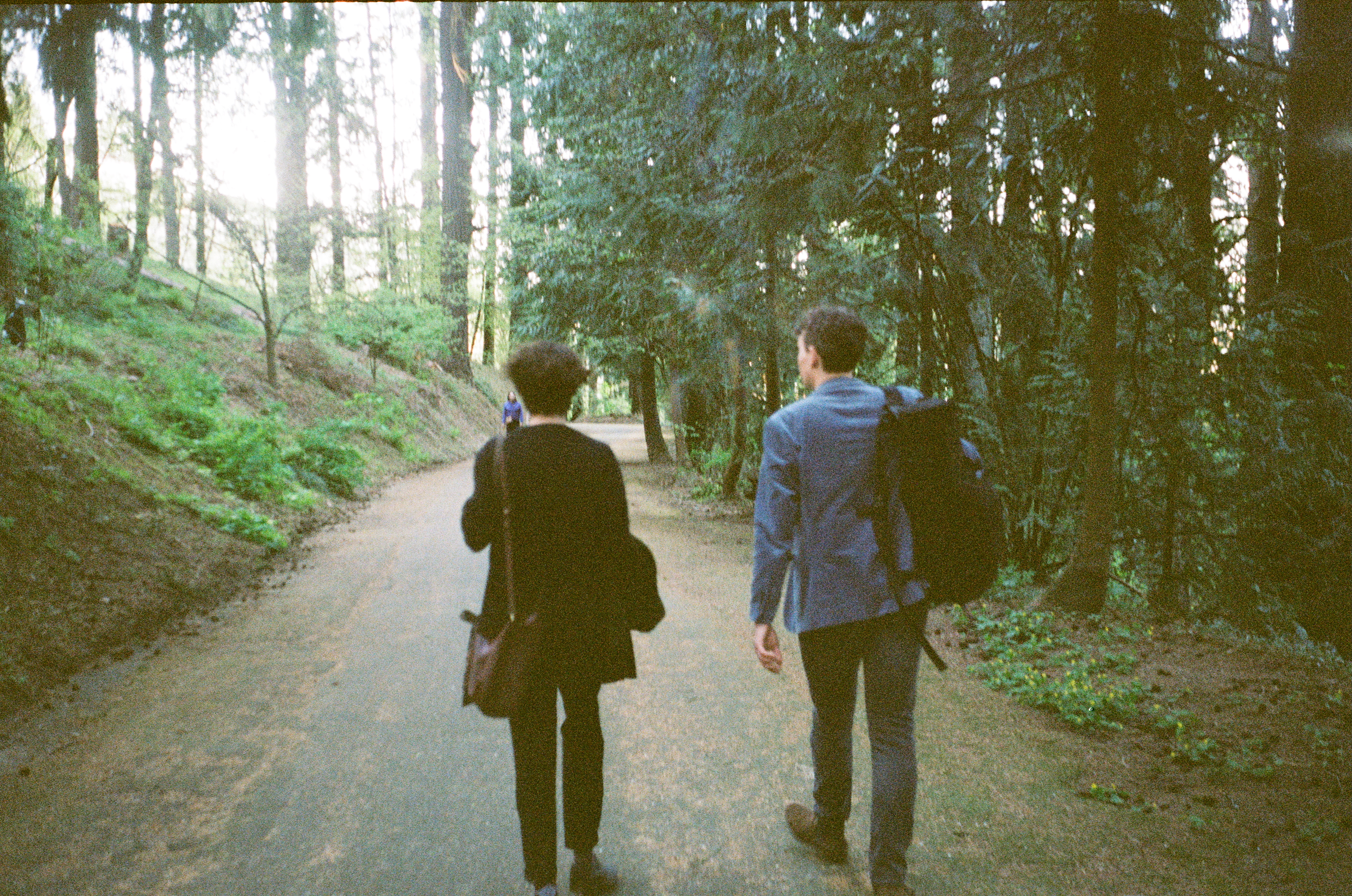 walking in Washington Park